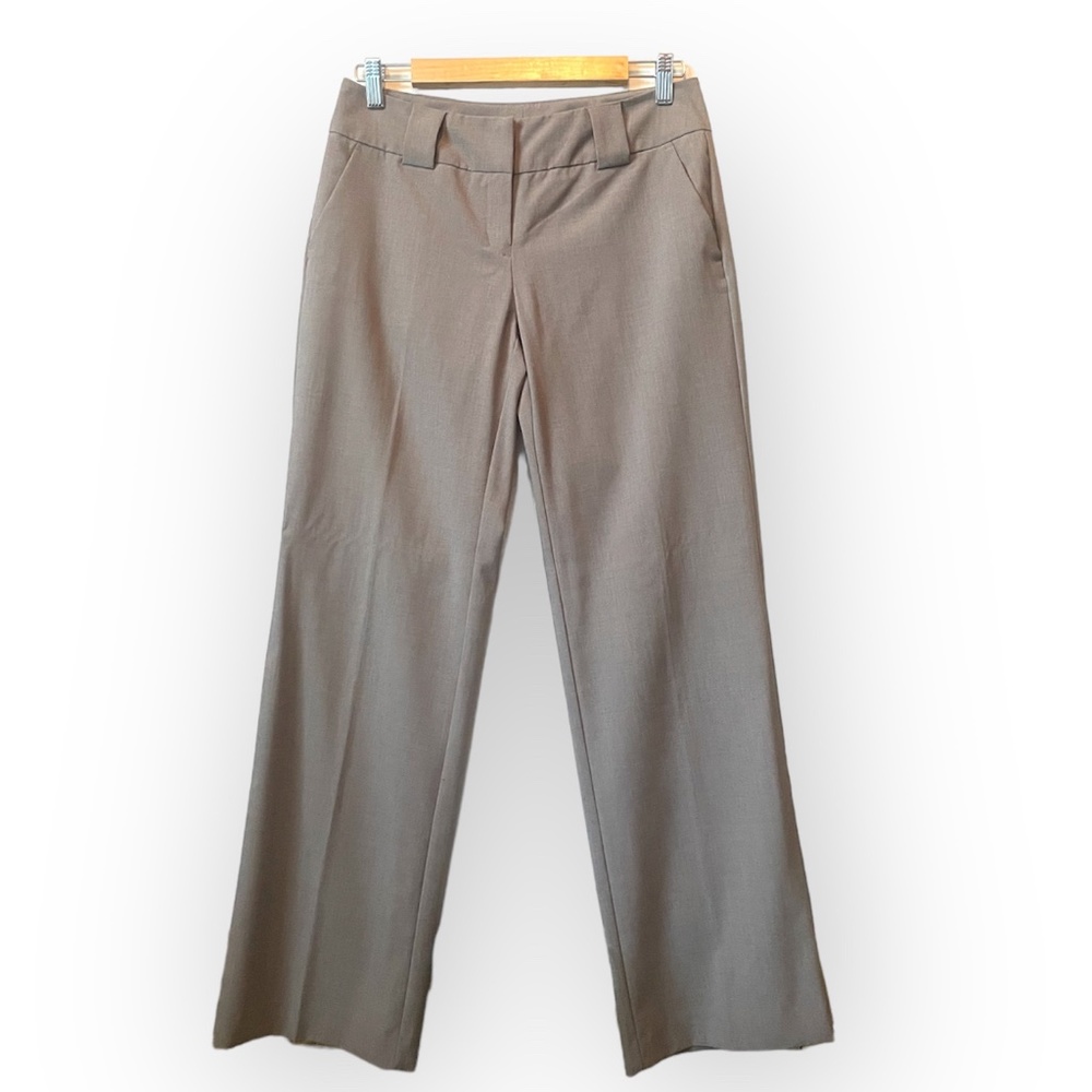 ✨ New York & Company Stone-Colored Pants Size 4 - Poly/Rayon Blend